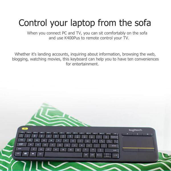 Logitech K400 Plus Wireless Touch Keyboard w/ Touchpad for Android Smart TV Singapore