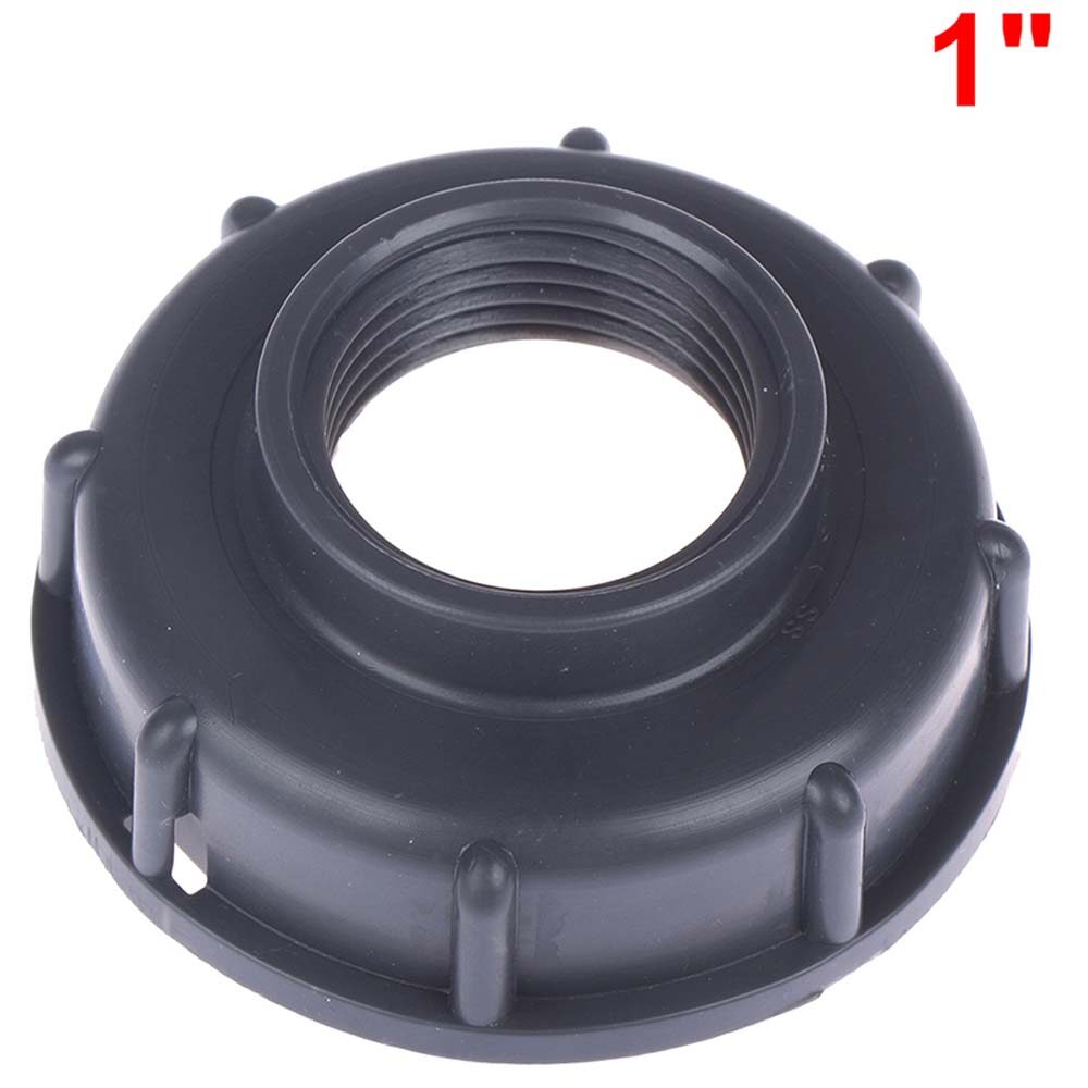 Pengq plastic 1/2"",3/4"", 1"" adapter ton barrel valve fittings s60x6 coarse thread cap connector ibc tank adapter ibc fuel tank