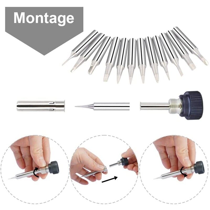 900MT Soldering Tips Soldering Tip Replacement Soldering Tip Set, Lead