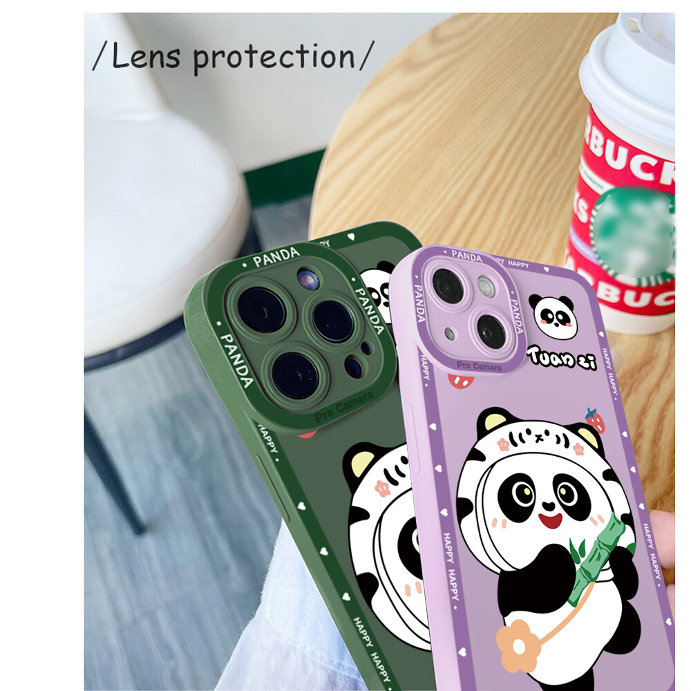 UCUC Phone Case Casing For Xiaomi Redmi Note 11 Pro 5G Redmi Note 11S Redmi Note11 4G 5G Redmi Note 10 Pro redmi Note 10S Case Cartoon Panda Soft Rubber Full Cover Camera Protection Shockproof Case For Boys Girls