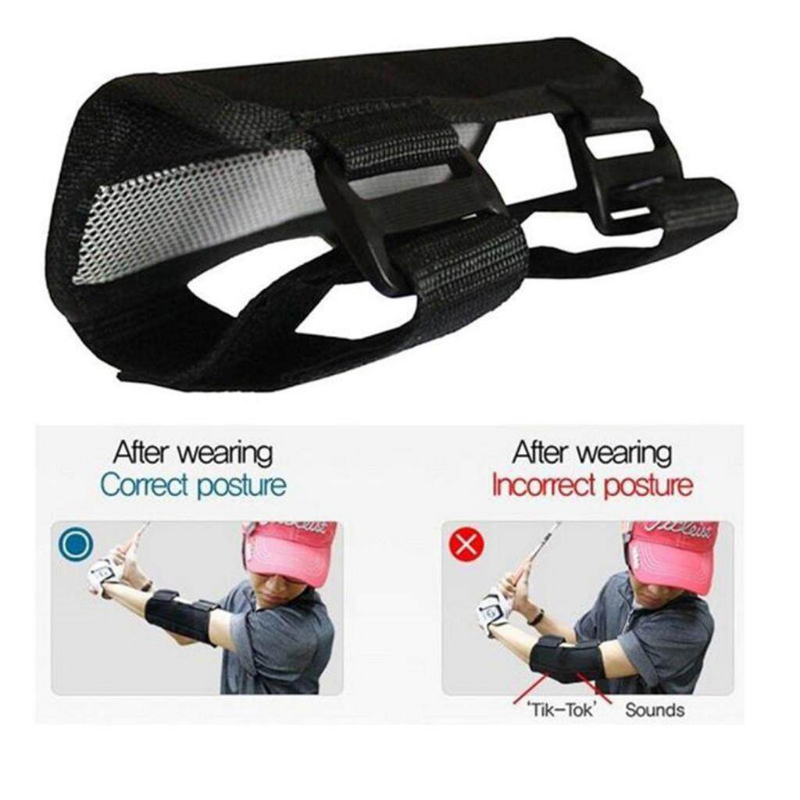 Wellsunny Golf Swing Training Aid Elbow Support Corrector Wrist Brace Practice Tool