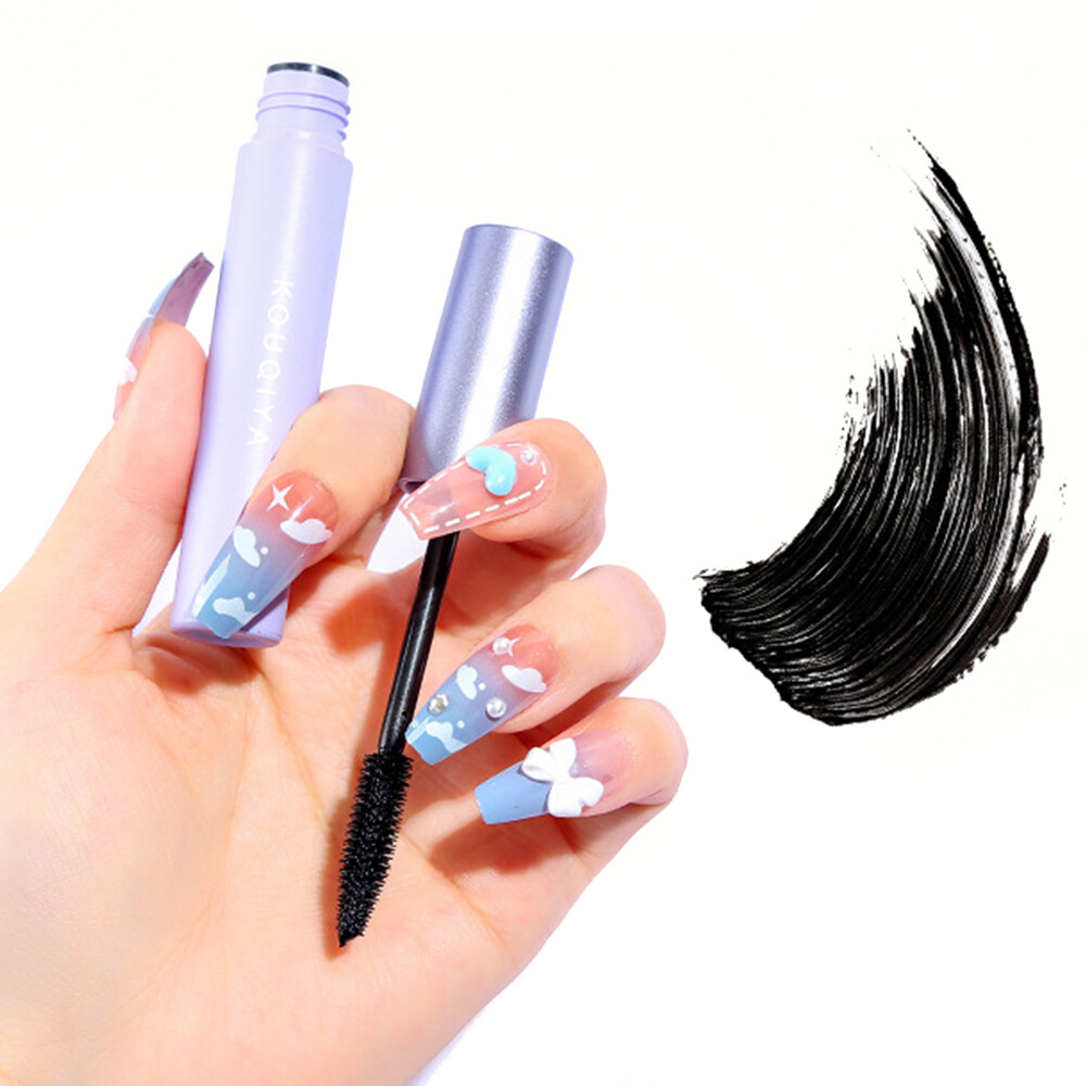Mascara 3D Black Curl Waterproof Long Lasting Thick Lengthening Eye Makeup Eyelashes