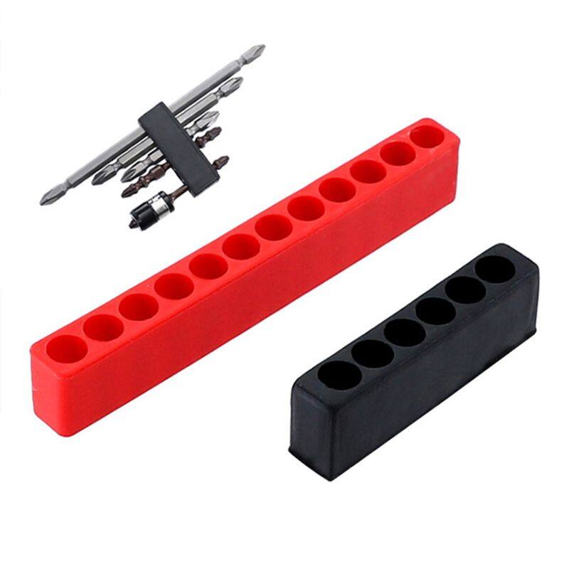 Dụng Cụ Giữ Mũi Khoan Lục Giác 6/12 Lỗ Tuốc Nơ Vít Dụng Cụ Hộp Đựng Đầu Bằng Nhựa, Mềm, Phân Loại Bền Đồ Gia Dụng