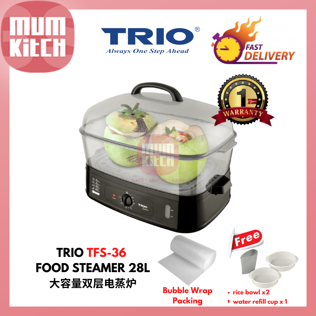 Trio Steamer TFS18 20L TFS28 25L TFS36 28L TFS48 43L TFS52B 52L