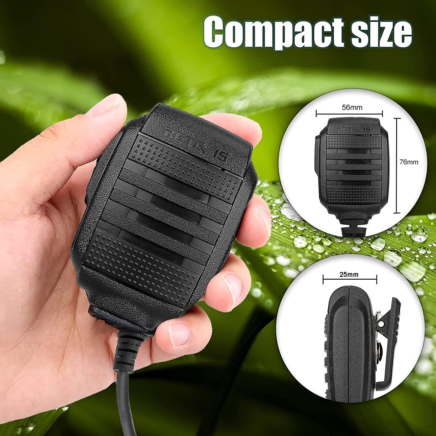 Walkie Talkie Mic To Speaker Android Shoulder Mic Retevis Walkie