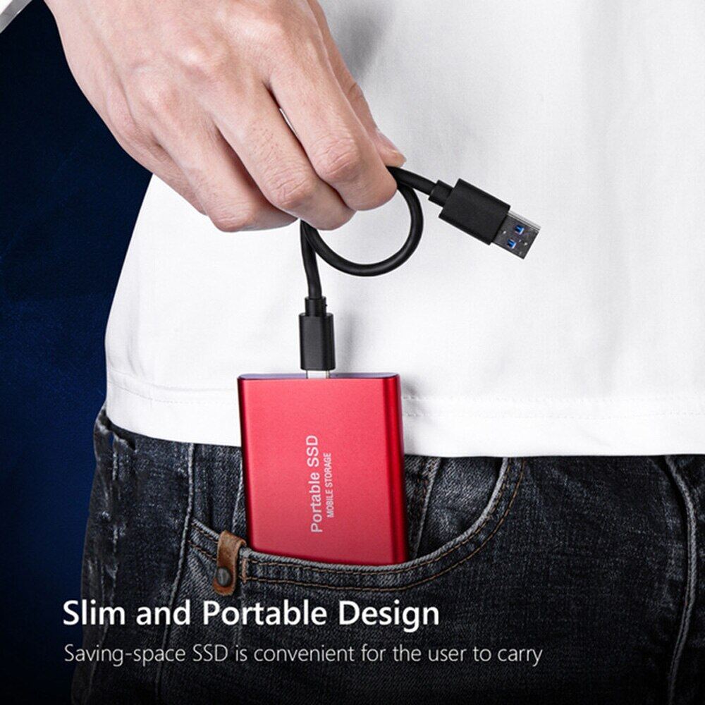Portable SSD External Hard Drive 1TB USB 3.0 Inter High Speed Original SSD Solid State Hard Disk For Laptop/Desktop Storage