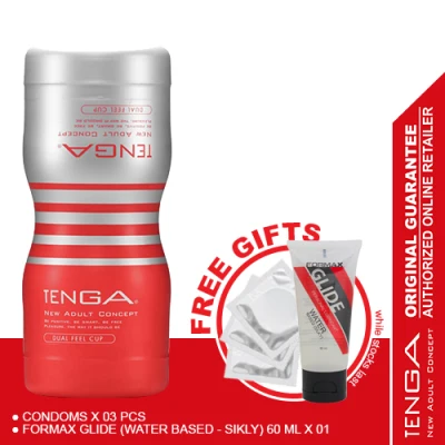 Tenga Dual Feel Cup (Standard Edition) - Masturbator For Men