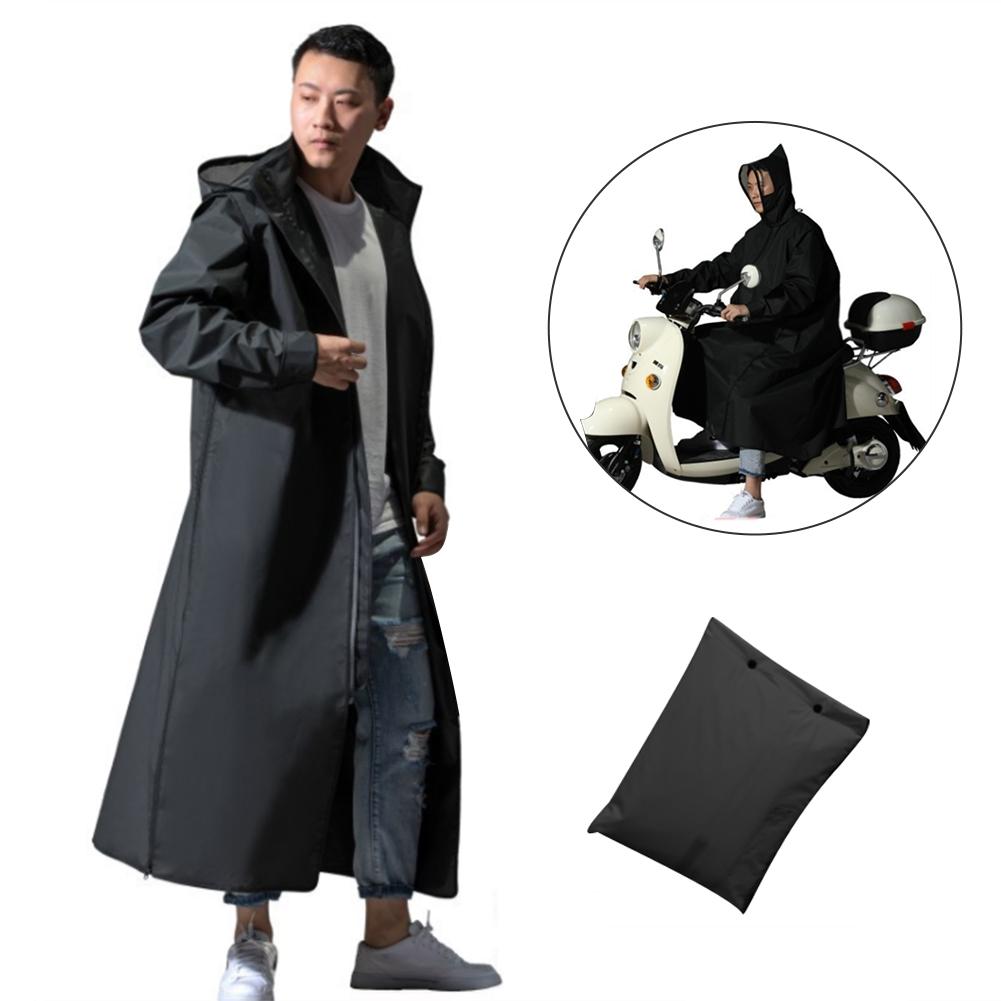 Motorcycle Raincoat Motorcyclist Rider Environmental Rain Jacket Hot Sale Women Men EVA Zipper Hooded Poncho Motorcycle Rainwear