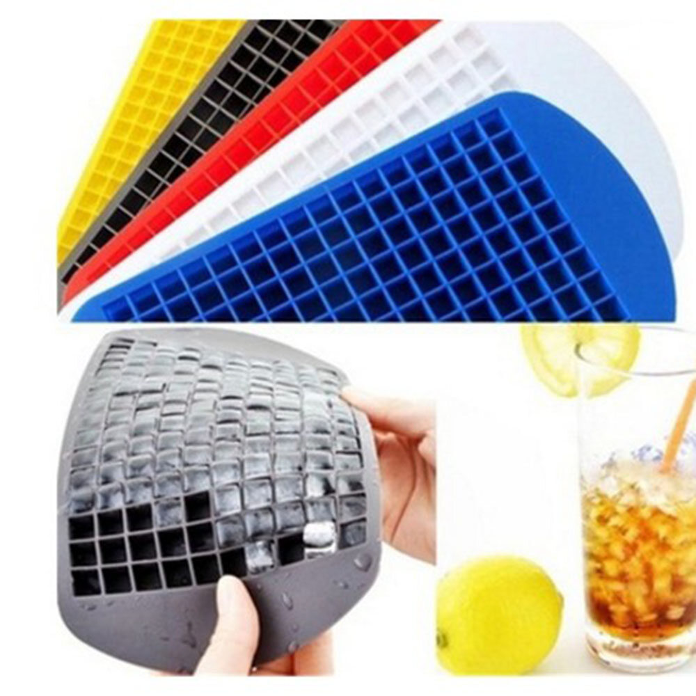 Hot Sale 160 Grids Crushed Ice Cubes Frozen Cube Bar Pudding Silicone Tray Mould Mold Kitchen Dinging Tool Lazada Singapore