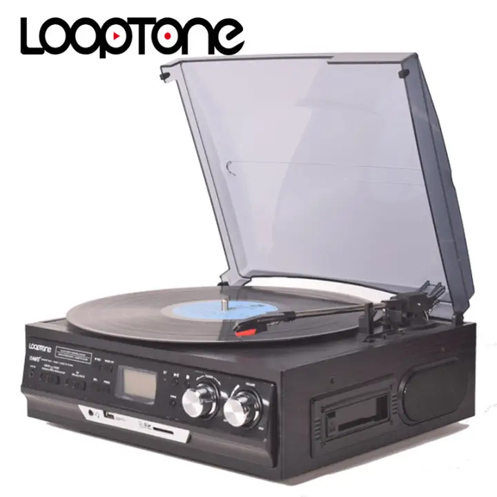 turntable with built in speakers and bluetooth