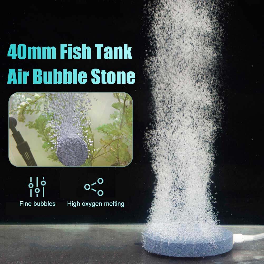 4cm/8cm Water Tank Air Bubble Stone Aquarium Aerator Pond Pump Air Stone Bubble Disk Oxygen Plate Air Pumps