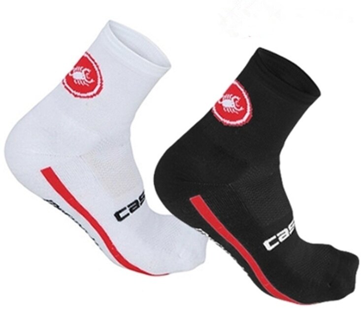 CasTelli Pro Cycling Socks Men Women Sports Socks Bike Riding Socks Running Outdoor Basketball Football Sports Footwear
