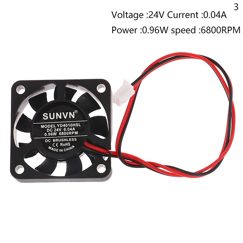 Remai innovative and practical for 4010 oil bearing brushless cooling 2pin sunvn 40mm mute heat dissipation fan dc 5v 12v 24v