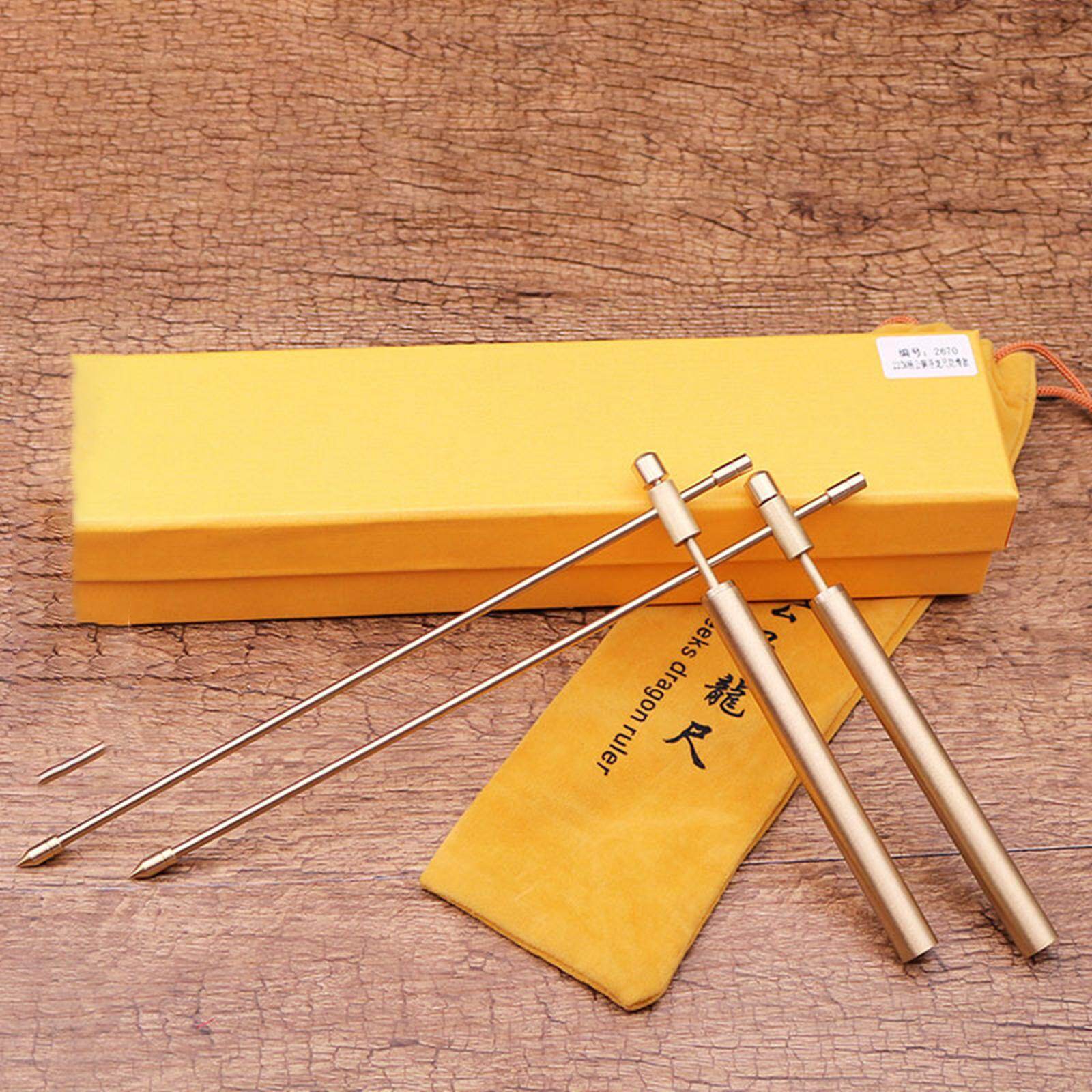 Baoblaze Que Cảm Xạ Thợ Săn Ma Bằng Đồng Sử Dụng Đơn Giản Để Tìm Kiếm Vàng Sử Dụng Ngoài Trời