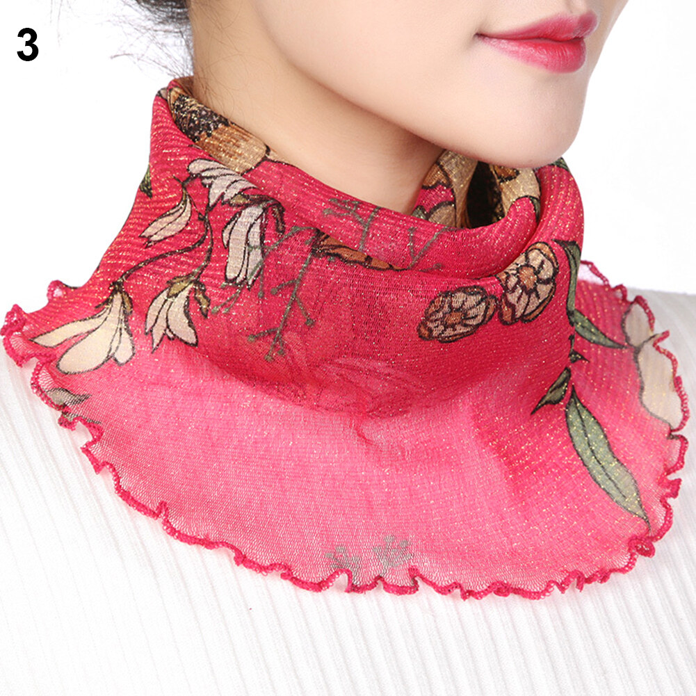 Benferry Women Breathable Floral Anti-UV Outdoor Face Cover Neck Gaiter Headband Scarf