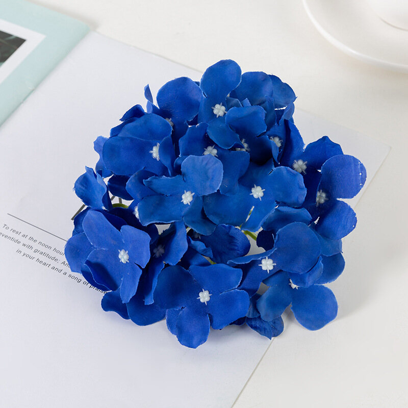 Silk Hydrangeas Artificial Flowers Wedding Flowers for Bride Hand Silk Blooming Peony Fake Flowers Home Wedding Decoration