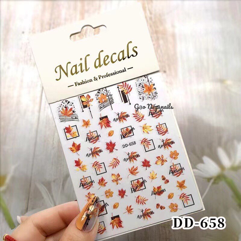 Miếng stick chữ dán móng siêu cute dành cho Nail 10k/1 tấm