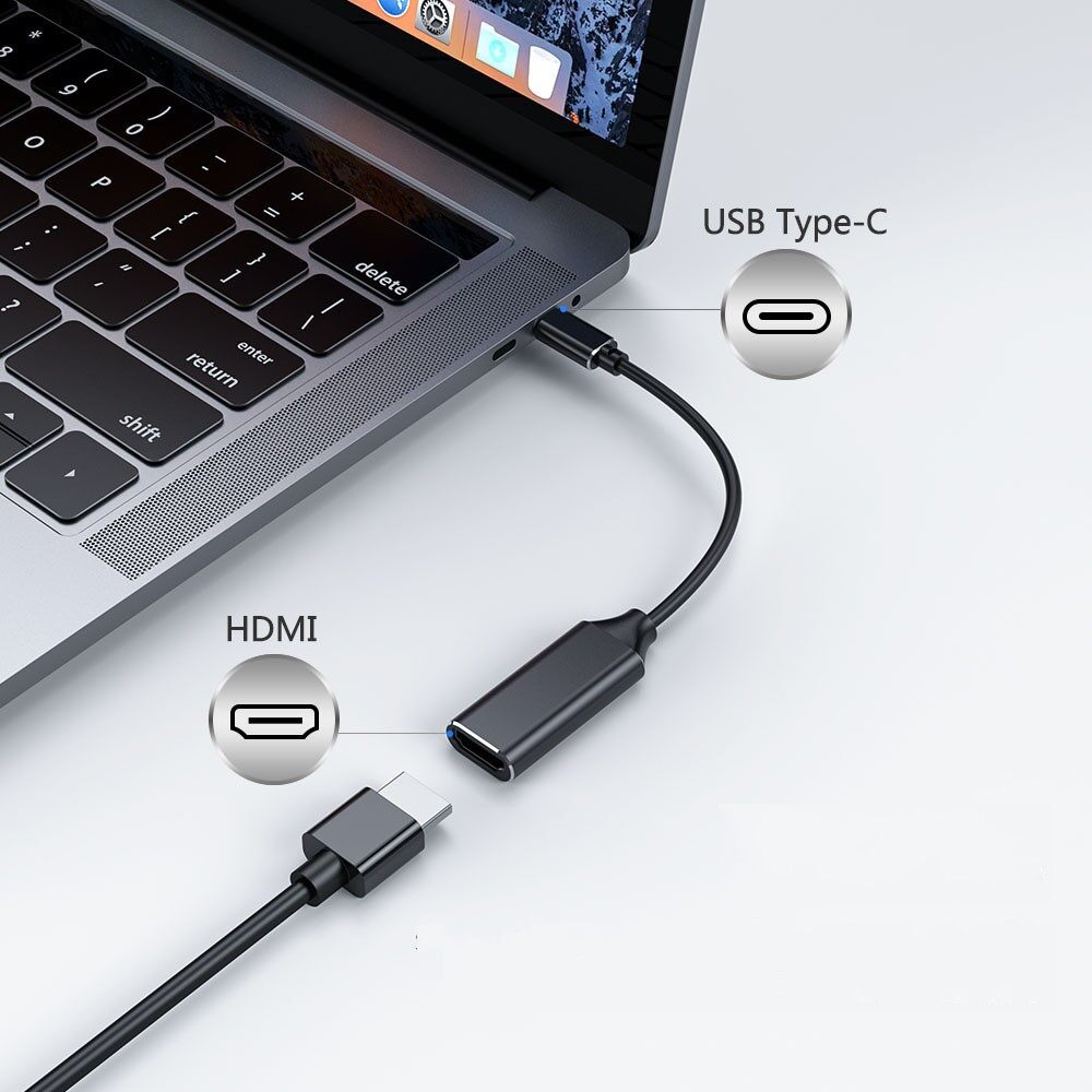 [SmartHere] USB-C Bộ Chuyển Đổi Loại C Sang HDMI Cáp USB 3.1 Cho Điện Thoại MHL Android Máy Tính Bảng
