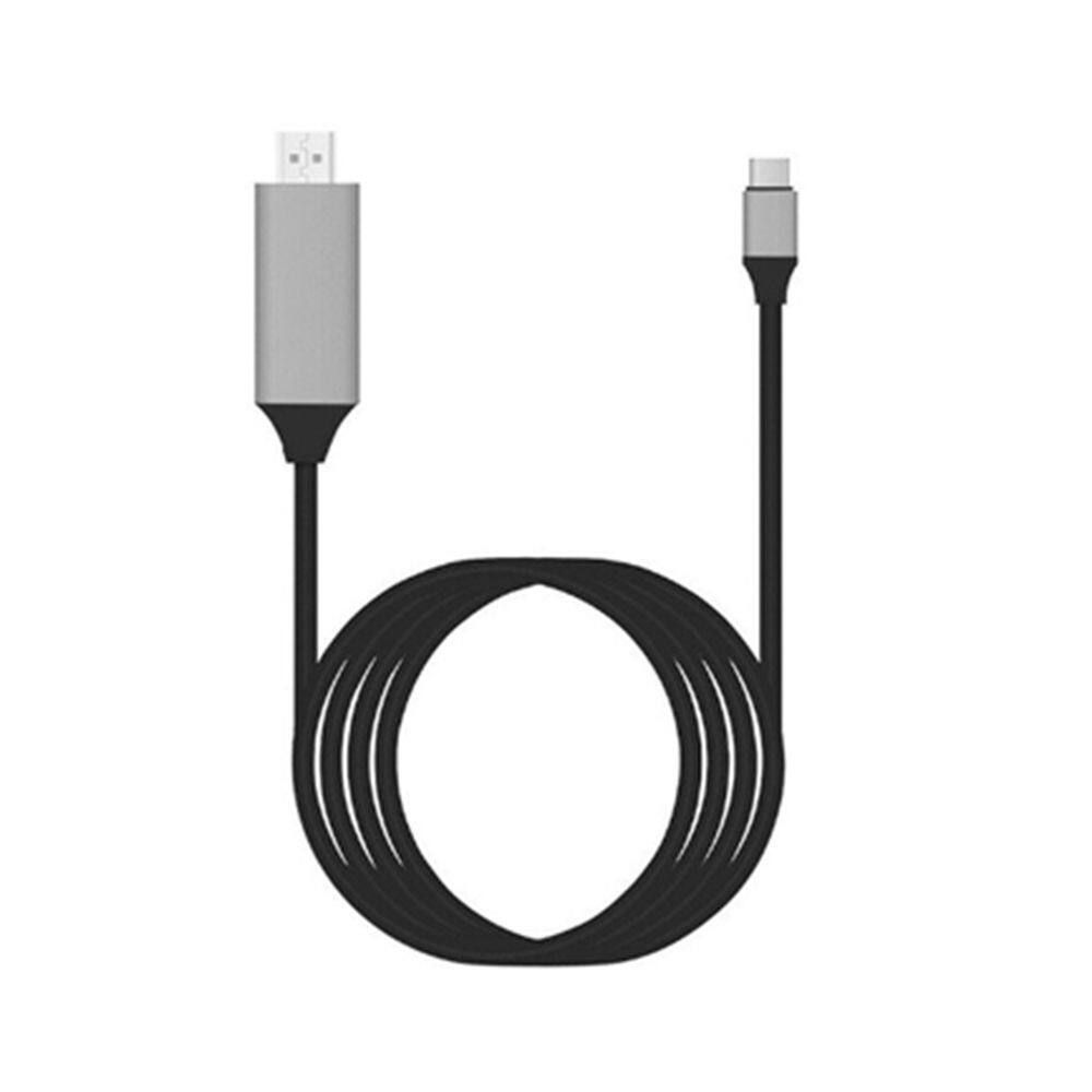 Gehw type c 2m hd usb hubs hdmi-compatible cable computer accessories type c to hd cable projection line hdmi adapter usb c 3.1 to hdmi cables conversion line type c to hdmi adapter usb c to hdmi cable
