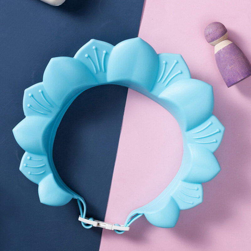Baby Shampoo Cap Adjustable Wash Shower Hat For Newborn Kids Ear Protection Children Bath Visor Head Cover Cute Shield