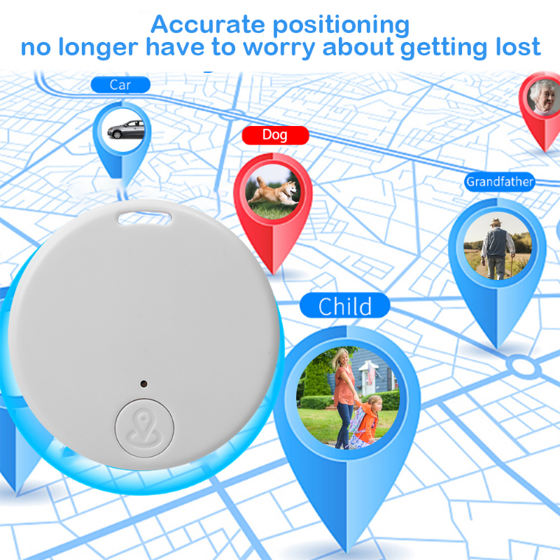 Máy định vị GPS Mini Bluetooth chống mất thiết bị Pet Túi trẻ em ví theo dõi công cụ tìm thông minh định vị phụ kiện