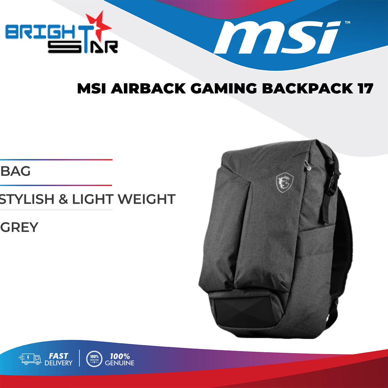 MSI Air Gaming Backpack | Lazada