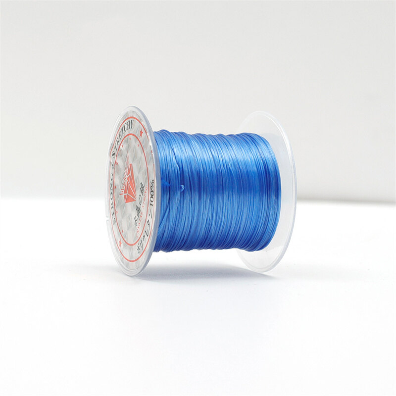 10m/Roll 1MM Fashion Multicolor Strong Elastic Crystal Line DIY Beading Elastic Cord for Bracelets Stretch Thread Jewelry Making Handmade Jewelry Accessories