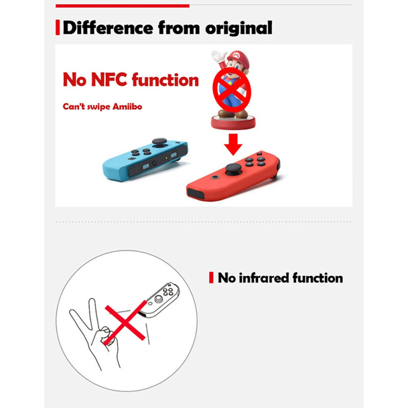 【Hot Sale】】JoyCon Switch Joystick Controller Left and right Game Handle Bluetooth Wireless Gamepad for Nintendo Switch