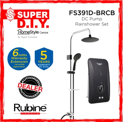 [RAINSHOWER] RUBINE RWH-FS391D-BRCB Flusso Water Heater - Inverter DC Silent Pump