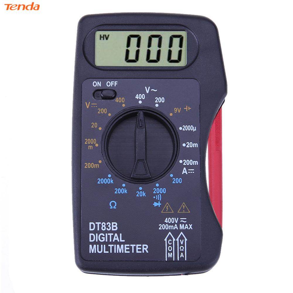 Portable Digital Multimeter Mini Pocket Ammeter Voltmeter Ohm Meter