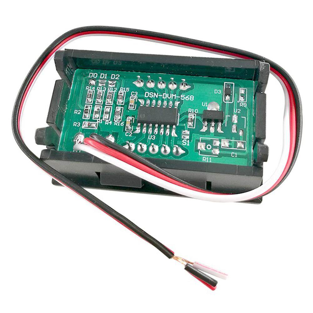 Farfi Mini 0.56 inch LED Digital DC 4.5V-30V Voltmeter Volt Voltage Panel Meter Tester
