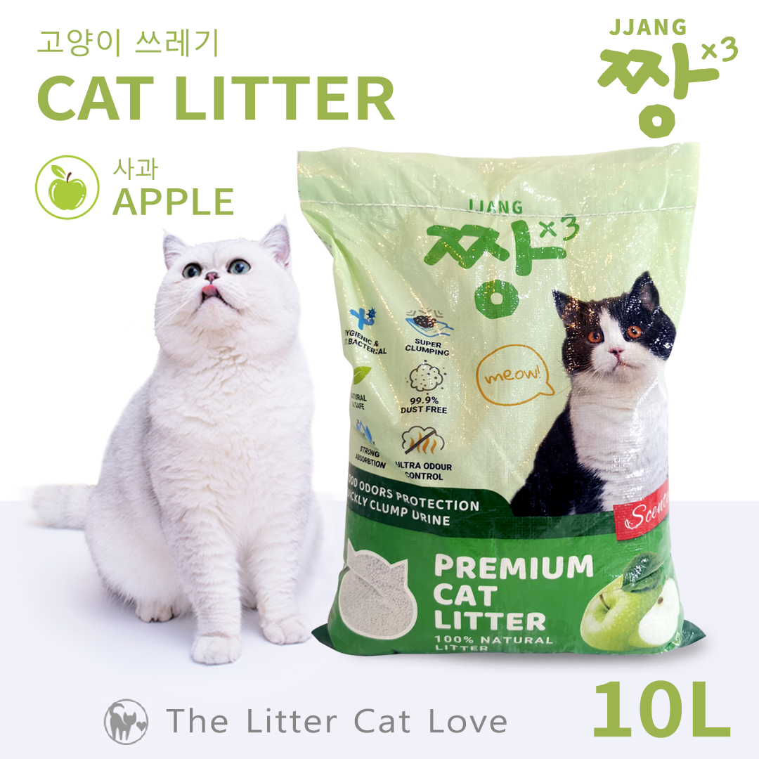 JJANGX3 10L Cat Litter Sand / Pasir Kucing Aroma Quick Absorbent 