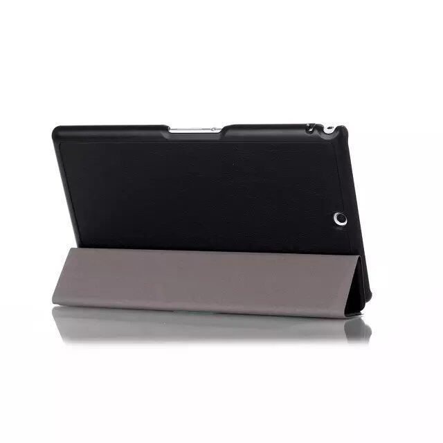 Case for sony xperia Z3 8" Luxury leather case tablet holster cover foldable stand tablet case for sony xperia Z3 8.0+pen