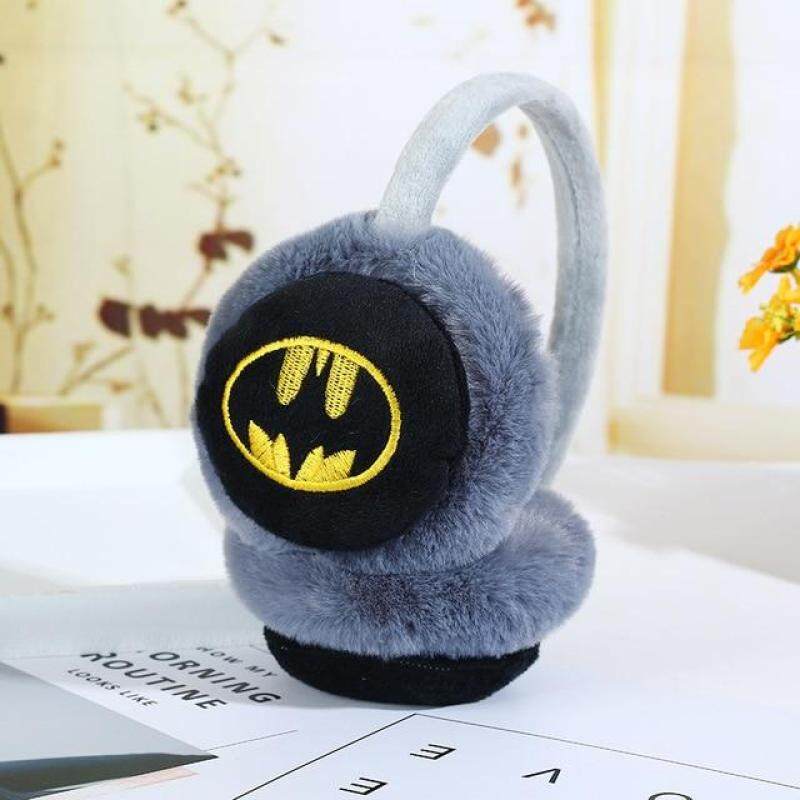 Fashion Kids Winter Warm Super Hero Cute Print Plush Cartoon Earmuffs Sweet Boys And Girls Children Thicken Cover Ears Headbands