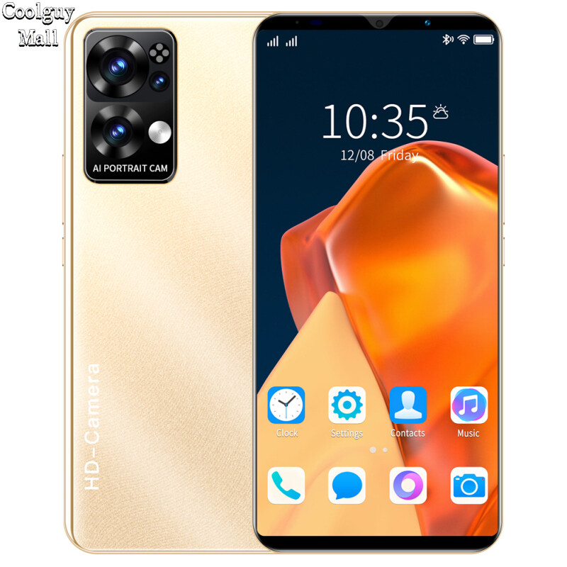 COOLGUY Coolguy Điện Thoại Thông Minh Rino7 Pro 8GB + 128GB 5.8 Inch Tương Thích Với Điện Thoại Thông Minh Màn Hình Lớn Toàn Màn Hình Độ Phân Giải Cao Điện Thoại Di Động Nhận Diện Khuôn Mặt