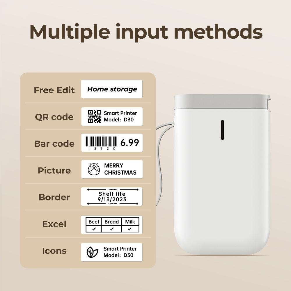 Niimbot D11 Nhãn Dán Nhiệt Máy In Cầm Tay Máy Làm Cầm Tay Bluetooth, Máy In BT Không Dây Băng Dán Nhãn Mini Cho Điện Thoại Ios Và Android Ghi Nhãn Sticker Máy Máy Pos Kèm Máy In Cho Tên Nhà Văn Phòng Giá Giấy Lưu Trữ