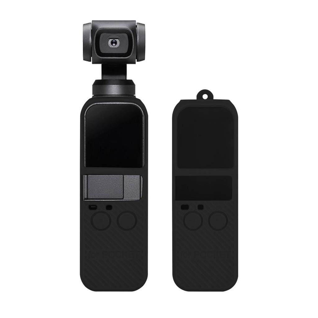 for Osmo Pocket Accessories Non-Slip Dust-Proof Cover Silicone Sleeve for DJI OSMO Pocket Color : Red+White Black