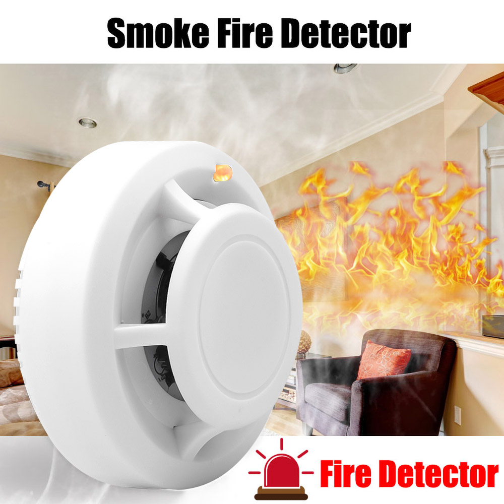 Thiết Bị Phát Hiện Khói Báo Cháy Cảm Biến Báo Động Nhà Thông Minh Hệ Thống An Ninh Gia Đình Báo Động Độc Lập