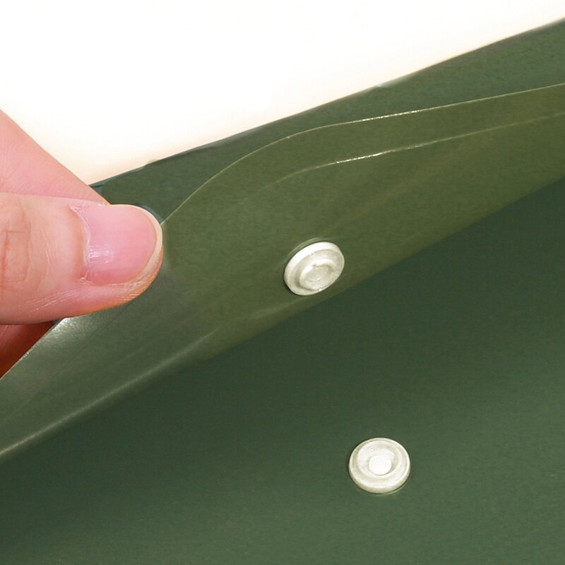 【Free Shipping】Envelope Folder Storage Bag Retro A4 Large Capacity Paper Clip Document Storage