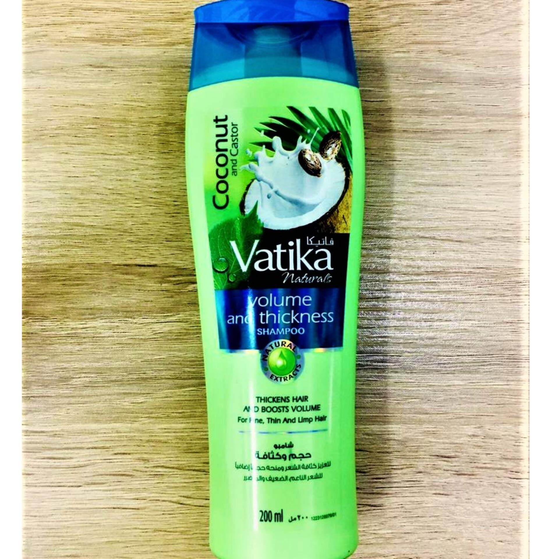 Vatika Volume And Thickness Shampoo 200ml Lazada