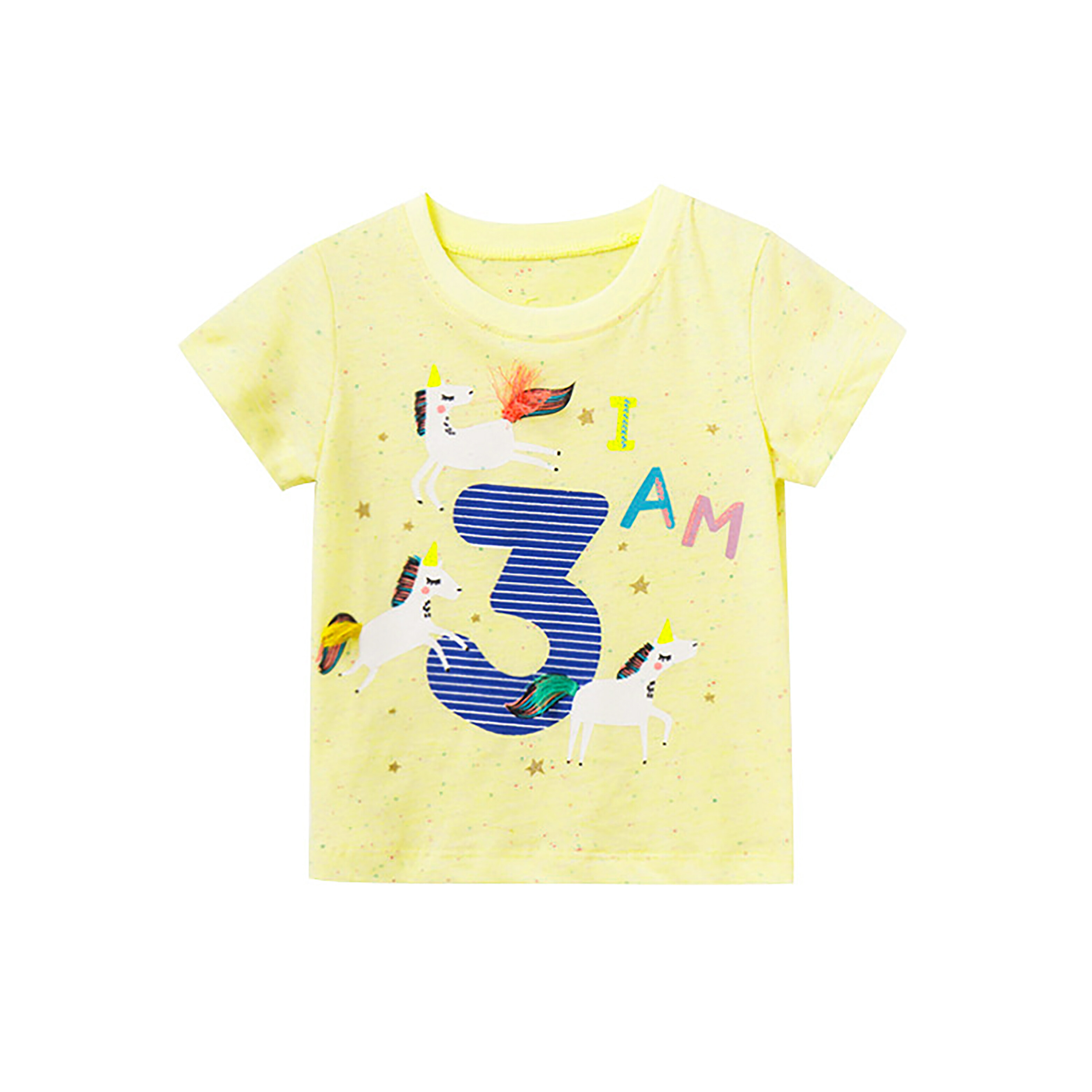 Kids T Shirt For 1 10 Years Old Girls Short Sleeve With Unicorn Print And Tassel Horsetail Baju Kanak Kanak Perempuan Umur 1 10 Lengan Pendek Dengan Cetakan Unicorn Dan Rumbai Ekor Kuda Lazada