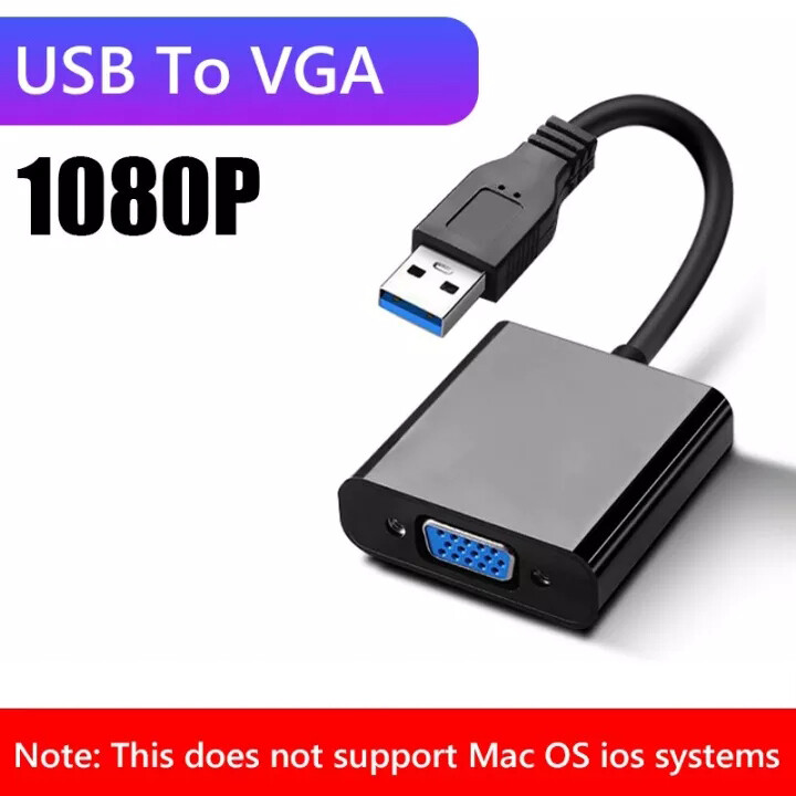 JDB USB3.0สายแปลง USB เป็น HDMI เข้ากันได้หรือ VGA ชายกับหญิงเคเบิ้ลอะ ...