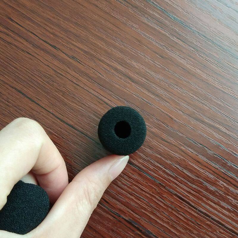 5 Cái Miếng Bọt Biển Xốp Bọc Tai Nghe Micro Màu Đen Bọc Mic Chắn Gió