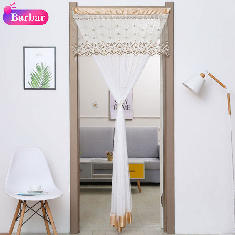 Bbr Rèm cửa chống muỗi bằng chất liệu vải ren và khóa nhám velcro, có nhiều màu sắc và kích cỡ để lựa chọn - INTL