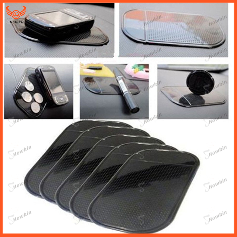 Xe Tiện Ích Thảm Chống Trượt Hình Nhện, Miếng Gel Điện Thoại Gắn Bảng Điều Khiển Nội Thất Ô Tô, 13*7Cm