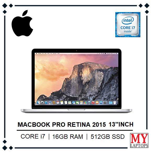 Mac Book Pro Retina 2015 13.3 Inch / intel core i7 / 16gb Ram / 512gb ssd pci-e / Intel iris Pro (2560 x 1600) / Intel Iris Graphics 6100 / Mac Os Mojave Malaysia