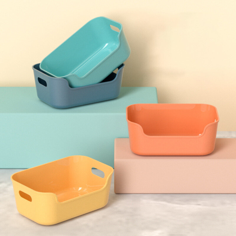 KS Sundry storage box Desktop box Cosmetic lipstick Kitchen storage box Dormitory snack storage basket