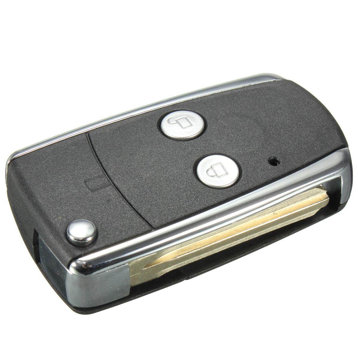 2 Nút Gấp Lật Vỏ Chìa Khóa Từ Xa Vỏ Fob Cho Toyota RAV4 Camry Corolla