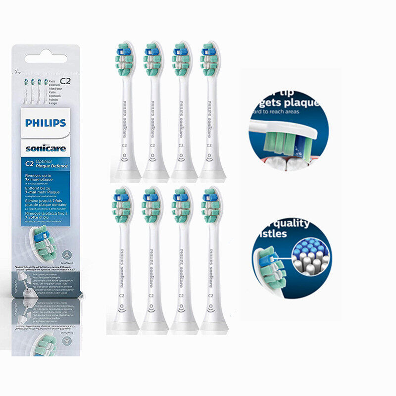 For Genuine Philips Sonicare C2 Replacement Toothbrush Heads, HX9024/67
