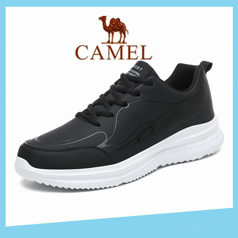 Camel Đôi giầy đen Giày nam giày thể thao giày chạy bộ 45 46 47 48 Camel giầy